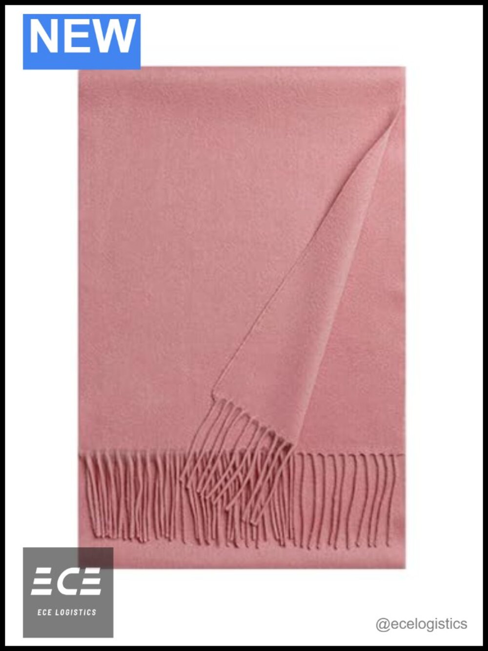 100% Cashmere Solid Scarf with Gift Envelope Warm Soft Unisex